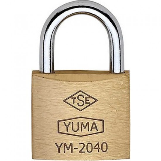 YUMA ASMA KİLİT SARI KAPLAMA 30 MM