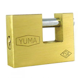 YUMA KAYAR MİLLİ PİRİNÇ KİLİT 70 MM